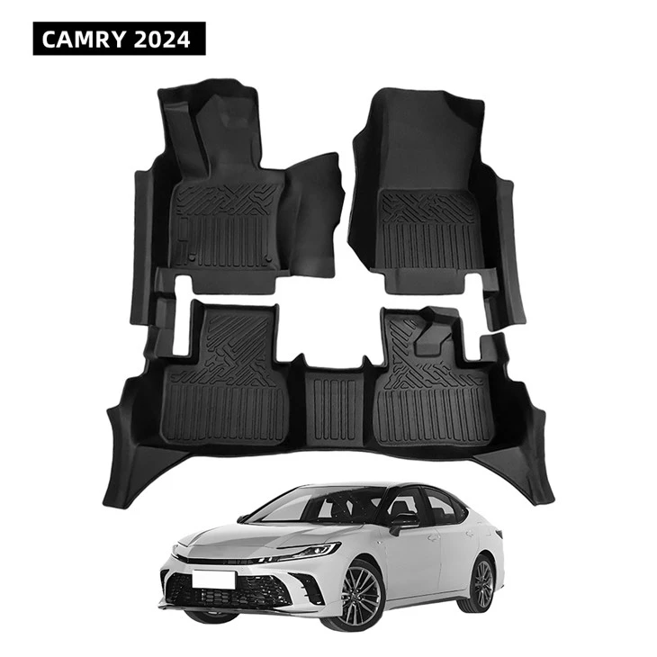 Waterproof High Quality 5D TPE Car Mats for CAMRY 2024